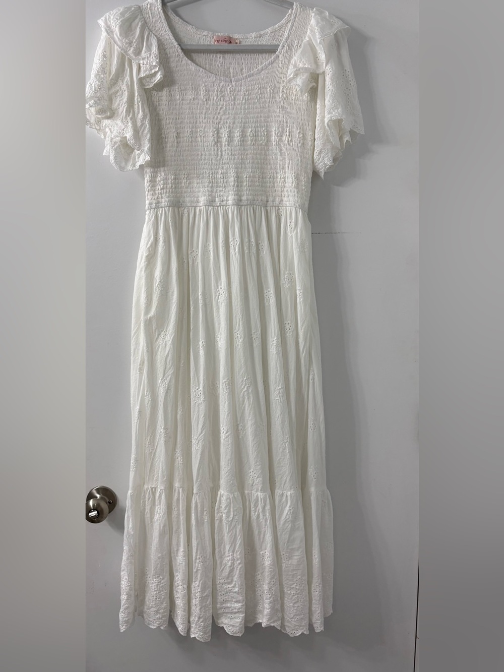 Ivy City co white eyelet Janie dress